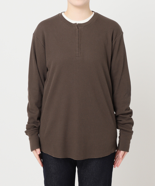 HANES/ヘインズ SLOBE別注 WAFFLE 2パックカットソー Hanes tシャツ HANES/ヘインズ SLOBE別注 WAFFLE 2パック