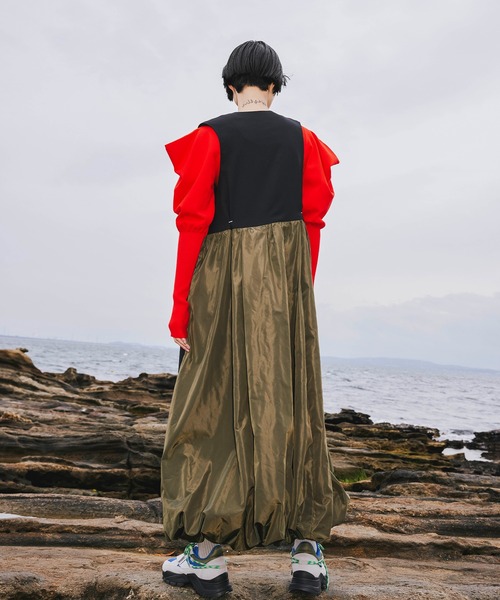 OMMO（オーエムエムオー） ニット セーター PUFF SLEEVE KNIT TOP
