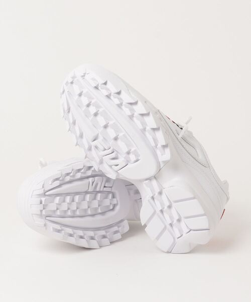 FILAシューズ/ホワイト FILA 「FILA」 シューズ 23.5cm ホワイト×レッド レディース