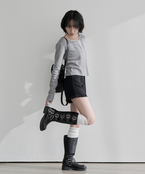 「UNE MANSION」 カーディガン SMALL ブラック レディース