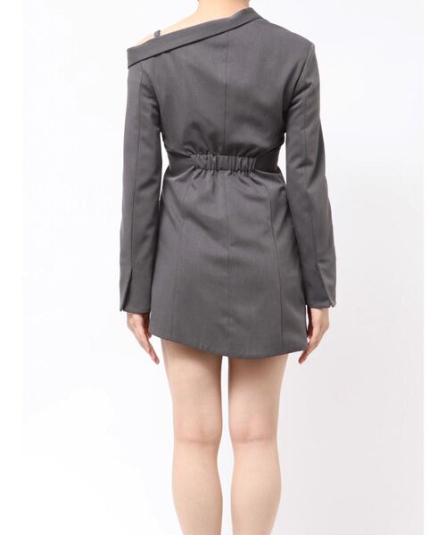 GYDA（ジェイダ） ワンピース asymmetryジャケットワンピース
