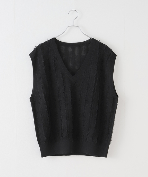 JOURNAL STANDARD relume ベスト ジレ フリンジニットベスト