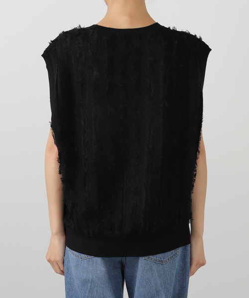 JOURNAL STANDARD relume ベスト ジレ フリンジニットベスト