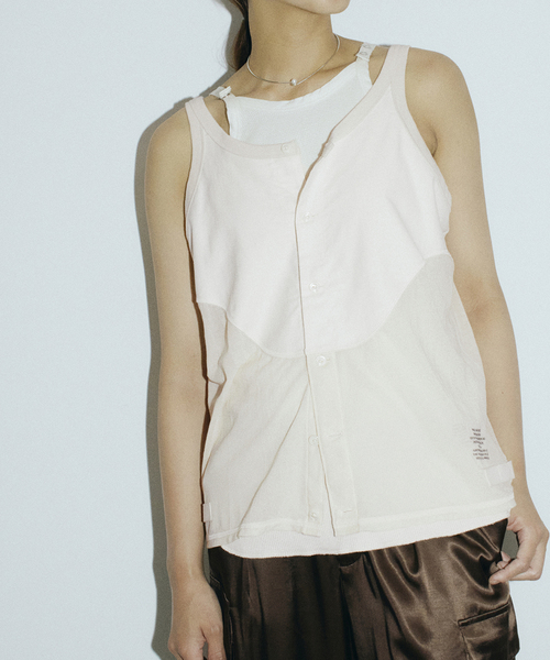 jane smith / シースルートップス FRAMeWORK タンクトップ ノースリーブ JANE SMITH/ジェーン