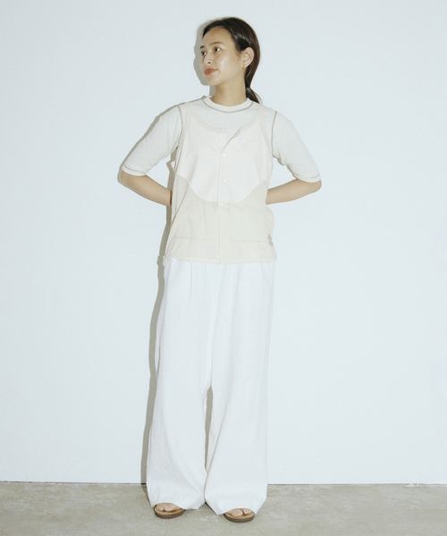 jane smith タンク JANE SMITH/ジェーンスミス】COTTON RIB UP AND DOWN TANK T