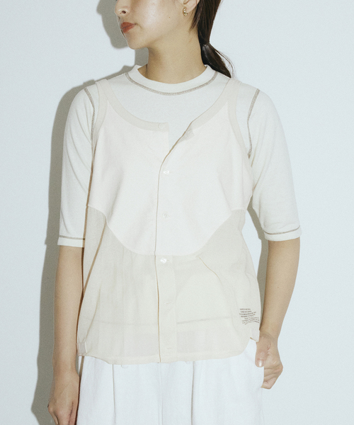 jane smith / シースルートップス FRAMeWORK タンクトップ ノースリーブ JANE SMITH/ジェーン