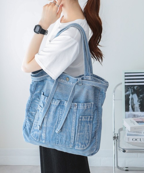 ⚠️なゆはさん専用⚠️ RILY デニムトートバッグ ⚠️なゆはさん専用⚠️ RILY デニムトートバッグ ⚠️なゆはさん専用