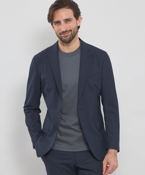 ジャケット テーラードジャケット 「BREASY JACKET」2WAYストレッチ千鳥セットアップジャケット メンズの画像