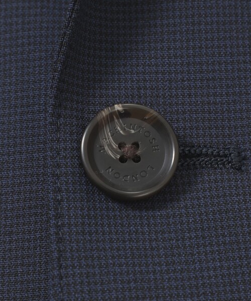 ジャケット テーラードジャケット 「BREASY JACKET」2WAYストレッチ千鳥セットアップジャケット メンズの画像