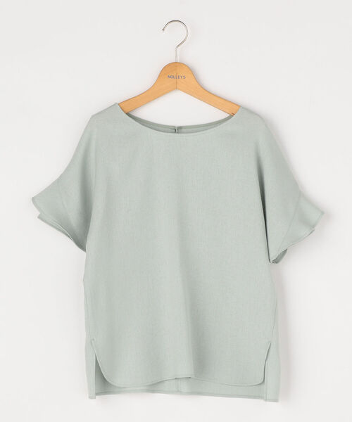 「NOLLEY'S」 半袖ブラウス 36 カーキ レディース_画像4