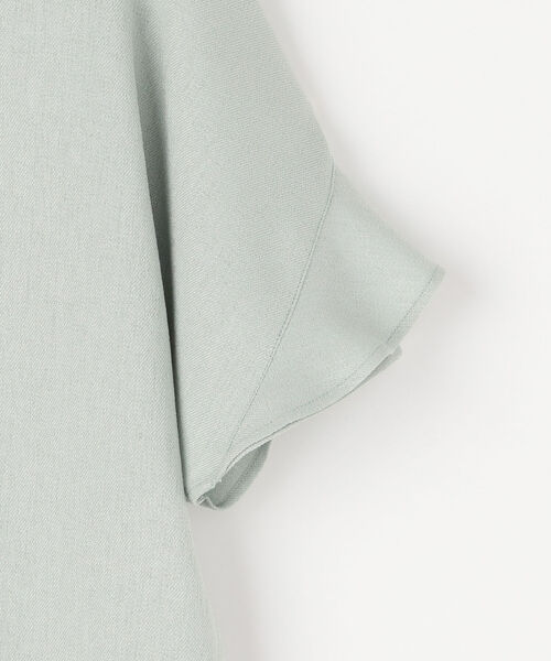 「NOLLEY'S」 半袖ブラウス 36 カーキ レディース_画像7