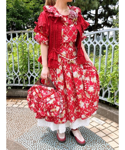 PINK HOUSE（ピンクハウス） ハンドバッグ パフュームプリントバッグ