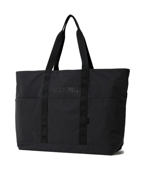 PACKING（パッキング） トートバッグ 「PACKING」BLACK REFLECTIVE