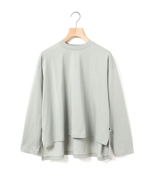 MARMARMAR ワイド コットン 長袖シャツ グレー レディース マーマーマー【中古】6-0115M∞ MARMARMAR（マーマーマー） tシャツ ロングスリーブTシャツ レディース