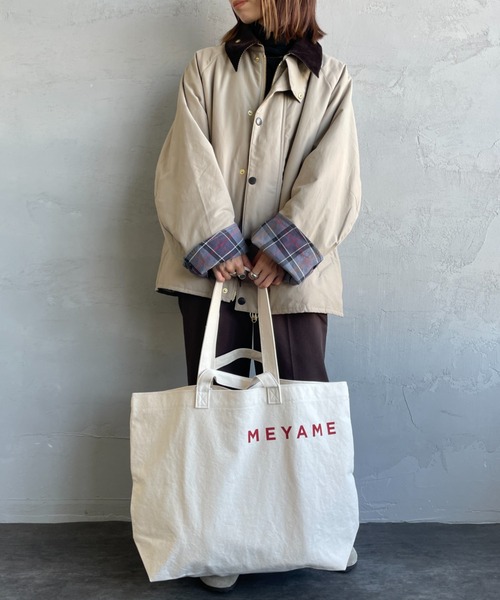 メラニーMちょっと大きめ2wayトートバッグ MEYAME（メヤメ） トートバッグ 「WEB限定」「MEYAME/メヤメ