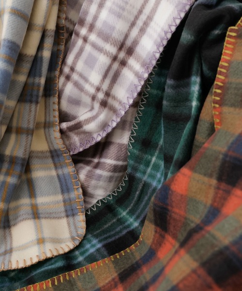 ブランケット チェック フリースブランケット140cm×200cm : ZOZOTOWN