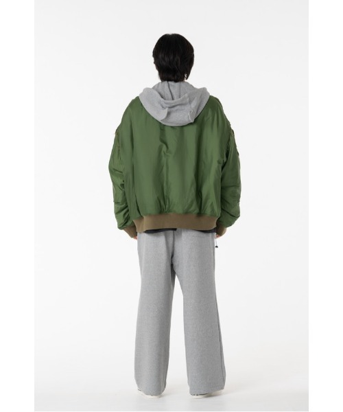 DISCOVERED ma1 ma-1 DEVILS EAR HOODIE DOWN MA-1 メンズ : ZOZOTOWN