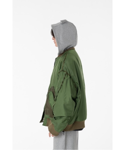 DISCOVERED ma1 ma-1 DEVILS EAR HOODIE DOWN MA-1 メンズ : ZOZOTOWN