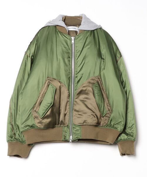 DISCOVERED（ディスカバード） ma1 ma-1 DEVILS EAR HOODIE DOWN MA-1