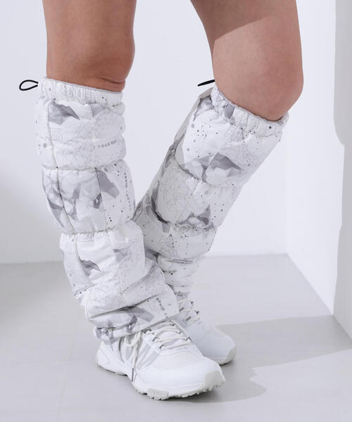 PING（ピン） レッグウォーマー 「PING」MOUNTAIN総柄プリント薄中綿