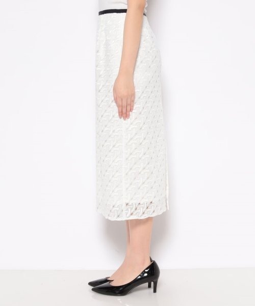 「allureville」 タイトスカート 1 ホワイト レディース_画像3