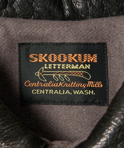 SKOOKUM（スクーカム） ブルゾン アウター × monkey time」メルトン