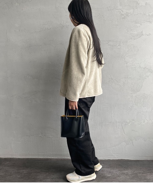 Danton（ダントン） ノーカラージャケット 36 ベージュ レディース