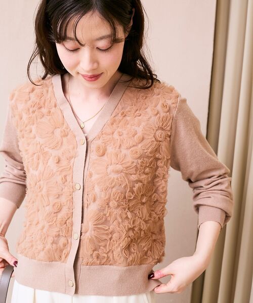 le.coeur blanc（ルクールブラン） カーディガン 「手洗い可能