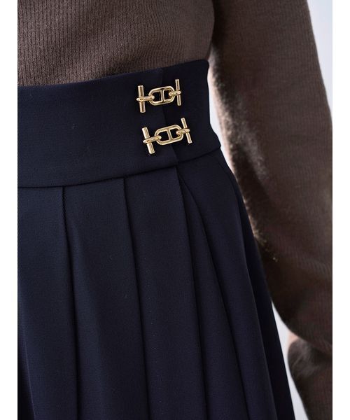 SNIDEL（スナイデル） スカート プリーツレイヤードミディスカート