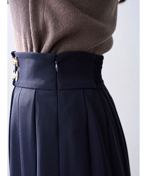 SNIDEL（スナイデル） スカート プリーツレイヤードミディスカート