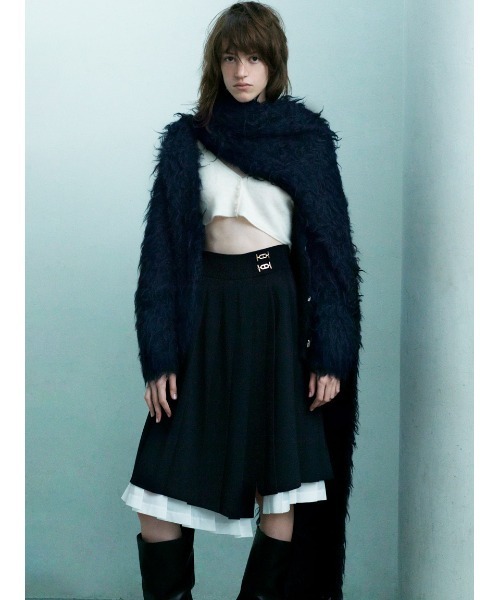 SNIDEL（スナイデル） スカート プリーツレイヤードミディスカート