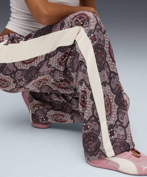 プーマ（PUMA）/PUMA/プーマ/Ｔ７ ＶＩＮＴＡＧＥ ＰＲＥＰ ＡＯＰ ＳＴＲＡＩＧＨＴ Ｔ PUMA（プーマ） スウェットパンツ ジャージ PUMA T7 VINTAGE PREP AOP