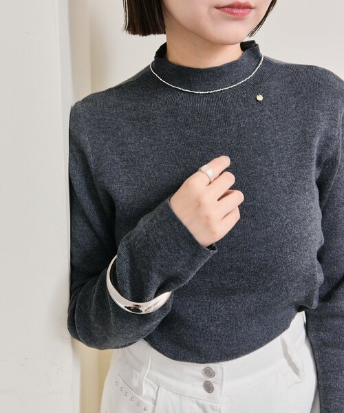 mystic（ミスティック） ニット セーター 「4色展開」プレート付き