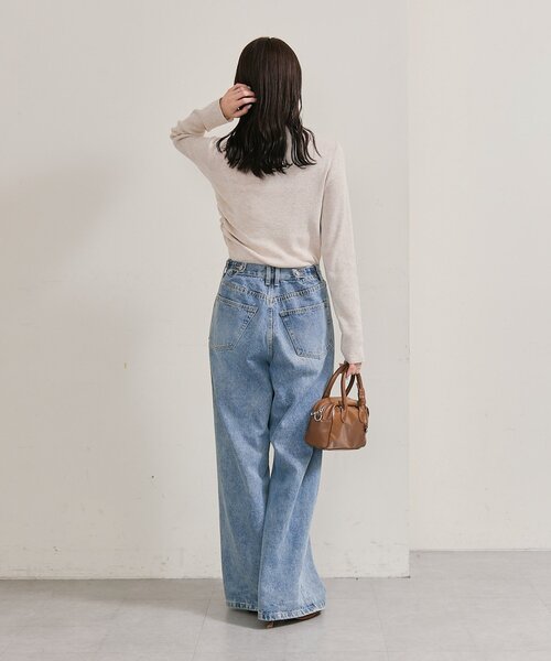 mystic（ミスティック） ニット セーター 「4色展開」プレート付き