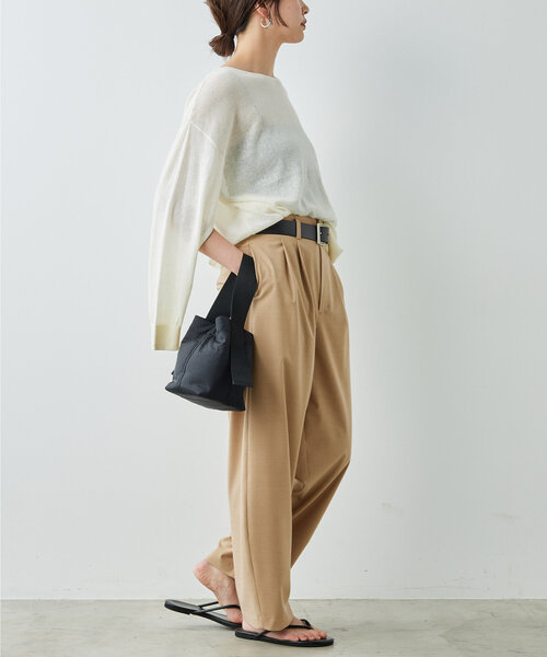 「GALLARDAGALANTE」 長袖ニット FREE オフホワイト レディース_画像5