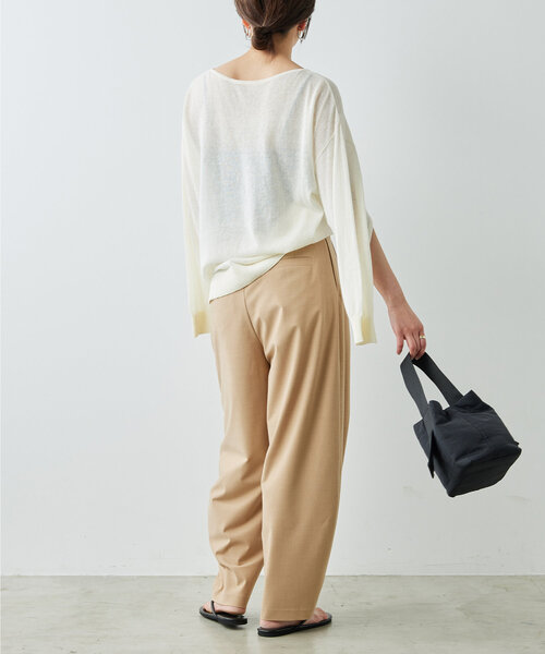 「GALLARDAGALANTE」 長袖ニット FREE オフホワイト レディース_画像6