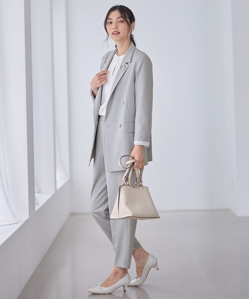 ANY（エニィ） コート アウター イージーケアライトストレッチダブル