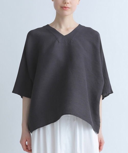 新品同様 24SS Plantation プランテーション 長袖 シワ加工 シボ シャツ カットソー ブラウス M 紺 ダークネイビー レディース 古着 中古 USED プランテーション plantationのおすすめ人気商品一覧 通販 - Yahoo