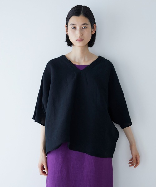 新品同様 24SS Plantation プランテーション 長袖 シワ加工 シボ シャツ カットソー ブラウス M 紺 ダークネイビー レディース 古着 中古 USED プランテーション plantationのおすすめ人気商品一覧 通販 - Yahoo