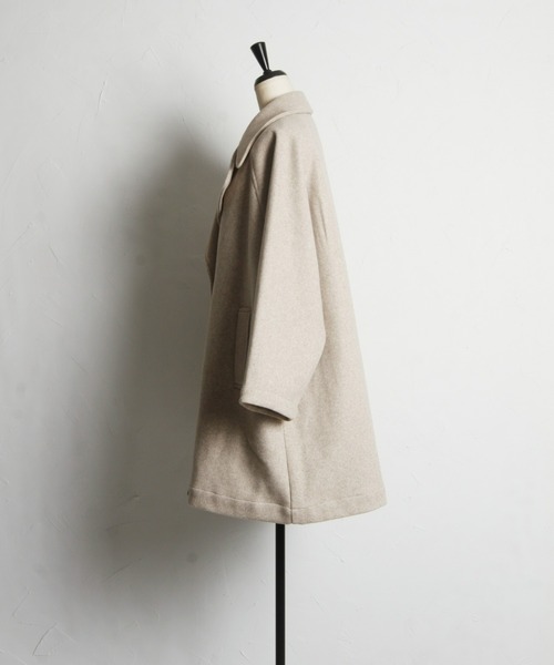 「&. NOSTALGIA」 ピーコート FREE グレー レディース_画像4