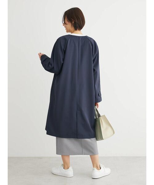 「Green Parks」 「chocol raffine robe」ノーカラーコート FREE ベージュ レディース_画像7