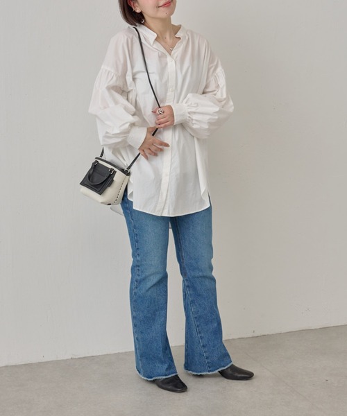 BEARDSLEY ホワイト 長袖シャツ BEARDSLEY（ビアズリー） 長袖シャツ FREE ホワイト レディース