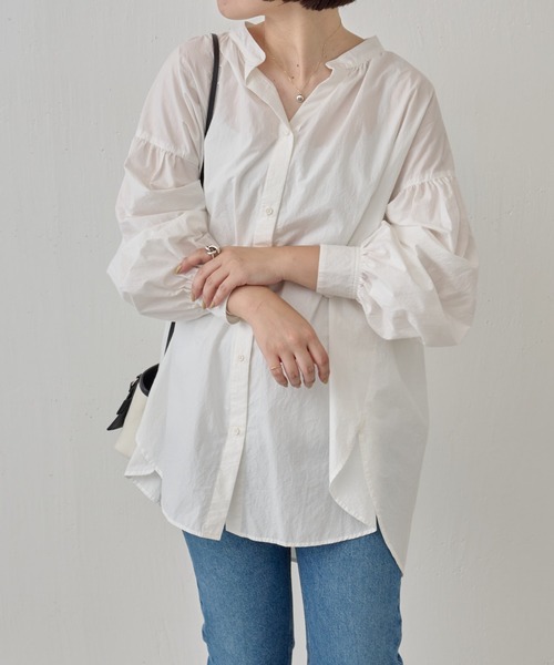 BEARDSLEY（ビアズリー） 長袖ブラウス FREE ホワイト レディース