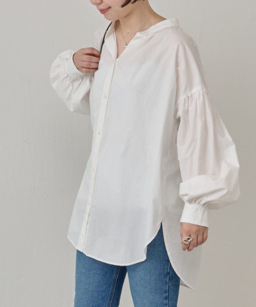 BEARDSLEY ホワイト 長袖シャツ BEARDSLEY（ビアズリー） 長袖シャツ FREE ホワイト レディース