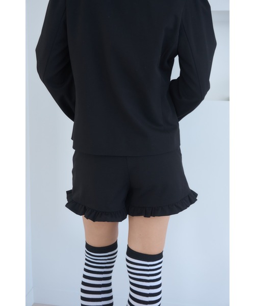 Smyeon パンツ Frill short pants/フリルデザインショートパンツ