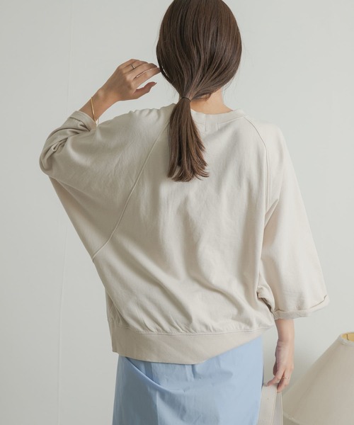 [URBAN RESEARCH DOORS] 7 минут рукав cut and sewn MEDIUM бежевый женский 