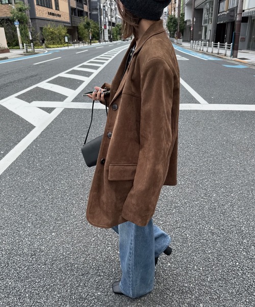 nananamoe（ナナナモエ） ジャケット テーラードジャケット suede dad