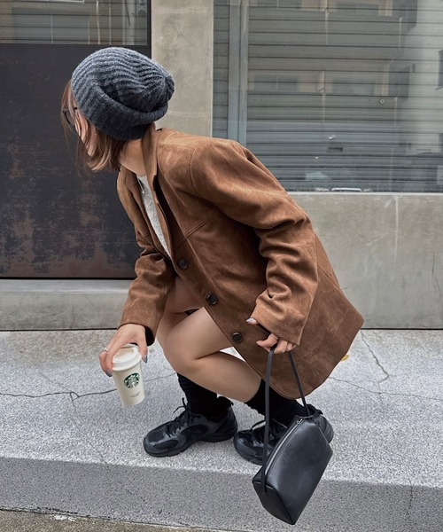 nananamoe（ナナナモエ） ジャケット テーラードジャケット suede dad