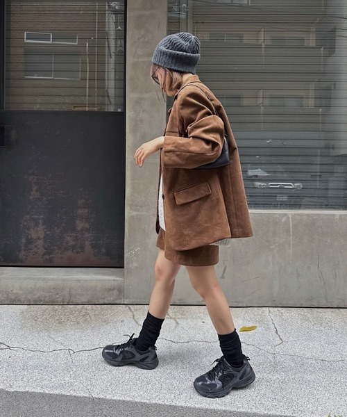 nananamoe（ナナナモエ） ジャケット テーラードジャケット suede dad