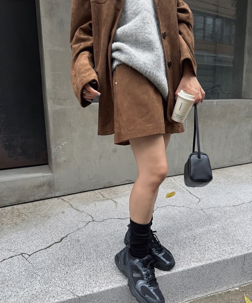 nananamoe（ナナナモエ） ジャケット テーラードジャケット suede dad